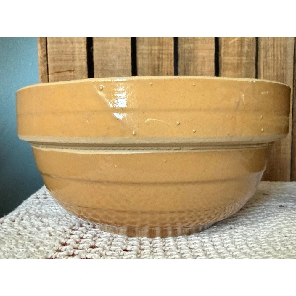 Vintage USA Ringware Stoneware Mixing Bowls 8